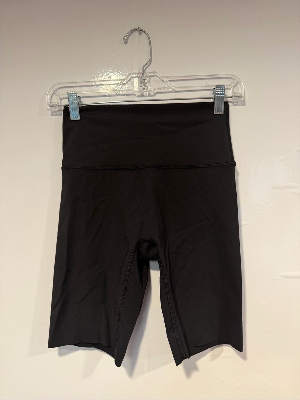 Black High-Waist Aerie Goals 9 inch Bike Shorts
